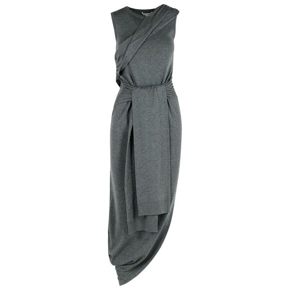 Jw Anderson Grey Wool Blend Dress Women